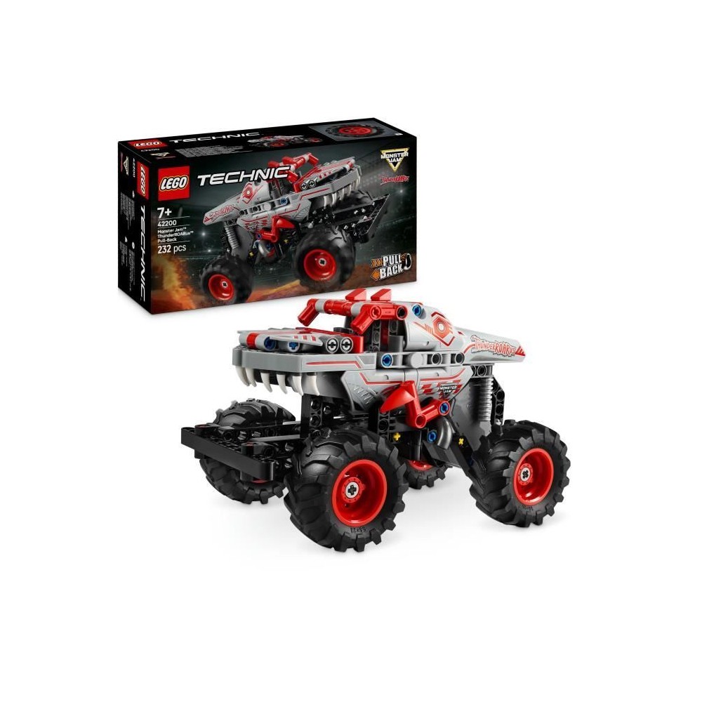 LEGO Technic 42200 Monster Jam ThunderROARus a rétrofriction - Camion