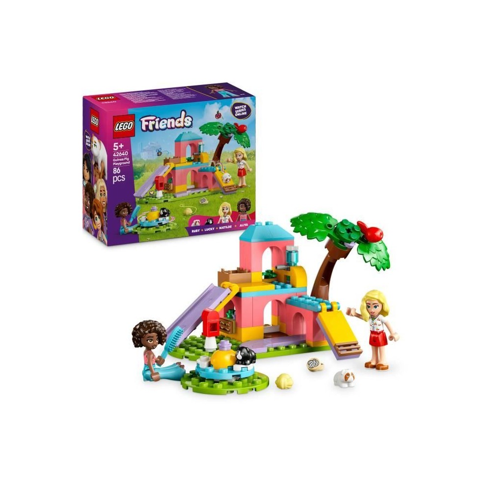 LEGO Friends 42640 L'aire de jeux des cochons d'Inde - Jeu de rôle po