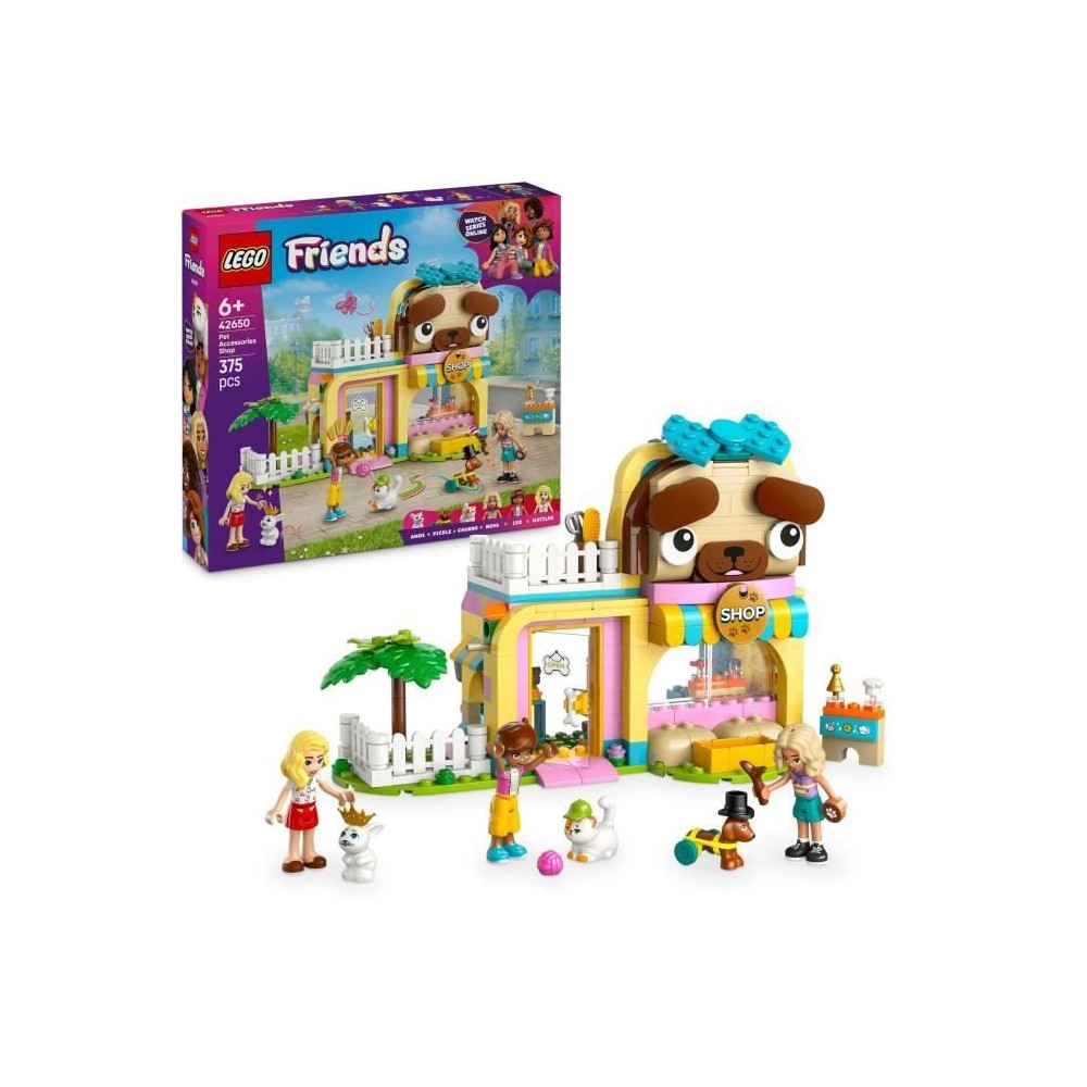 LEGO Friends 42650 Boutique d'accessoires pour animaux de compagnie -