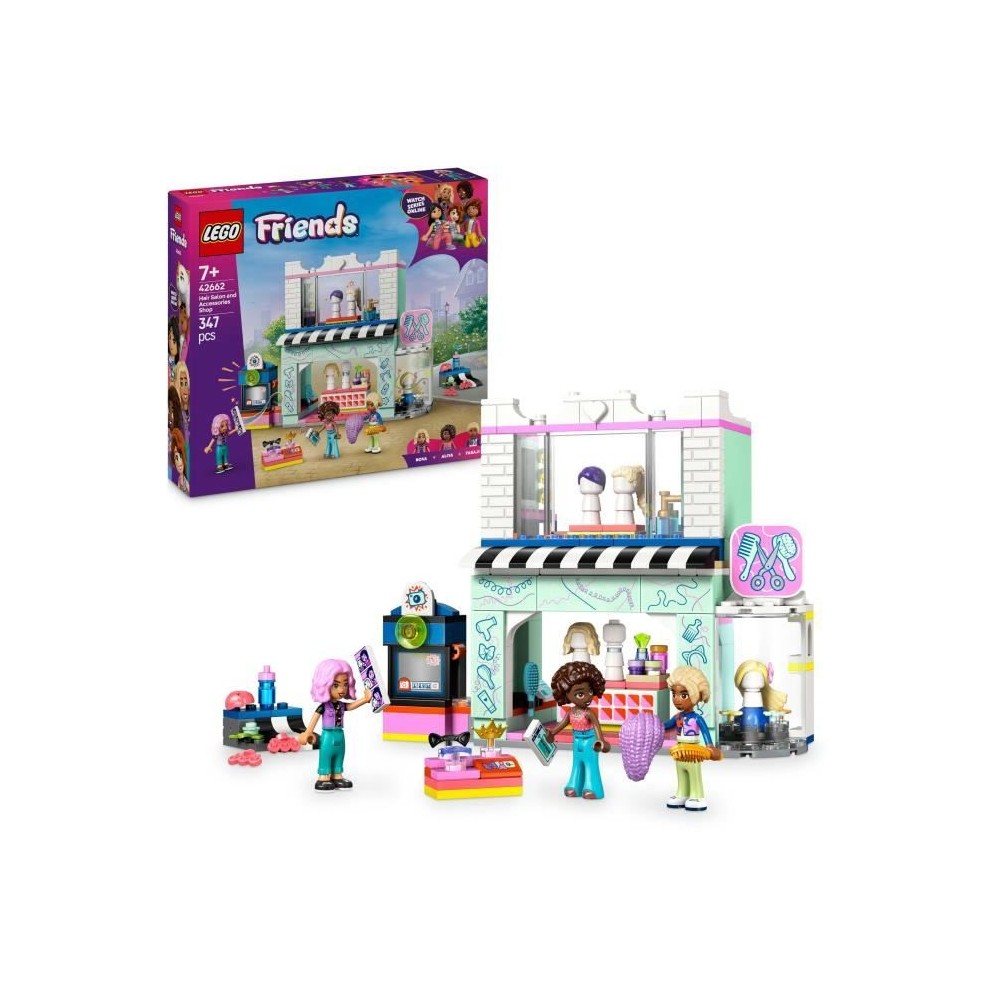 LEGO Friends 42662 Le salon de coiffure et la boutique d'accessoires -