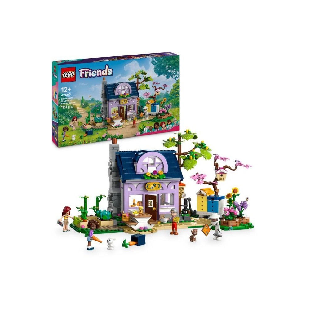 LEGO Friends 42669 La maison des apiculteurs et le jardin fleuri - Jeu