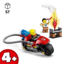 LEGO 60410 City La Moto d'Intervention Rapide des Pompiers, Jouet de V