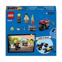 LEGO 60410 City La Moto d'Intervention Rapide des Pompiers, Jouet de V