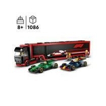 LEGO City 60445 Camion de F1 avec voitures de F1 RB20 et AMR24 - Jeu p