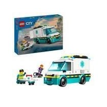 LEGO City 60451 L'ambulance de secours - Jouet de construction pour ga