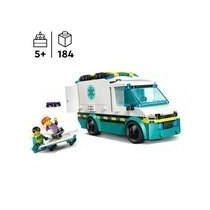 LEGO City 60451 L'ambulance de secours - Jouet de construction pour ga