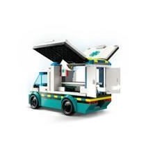 LEGO City 60451 L'ambulance de secours - Jouet de construction pour ga