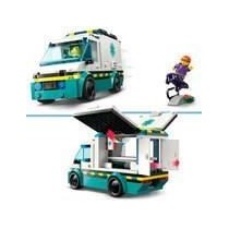 LEGO City 60451 L'ambulance de secours - Jouet de construction pour ga