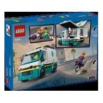 LEGO City 60451 L'ambulance de secours - Jouet de construction pour ga