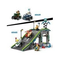 LEGO City 60458 Pack de bolides de course : camion de pizza contre cam