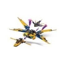 LEGO NINJAGO 71833 Le super avion tempete de Ras et Arin - Jeu de cons