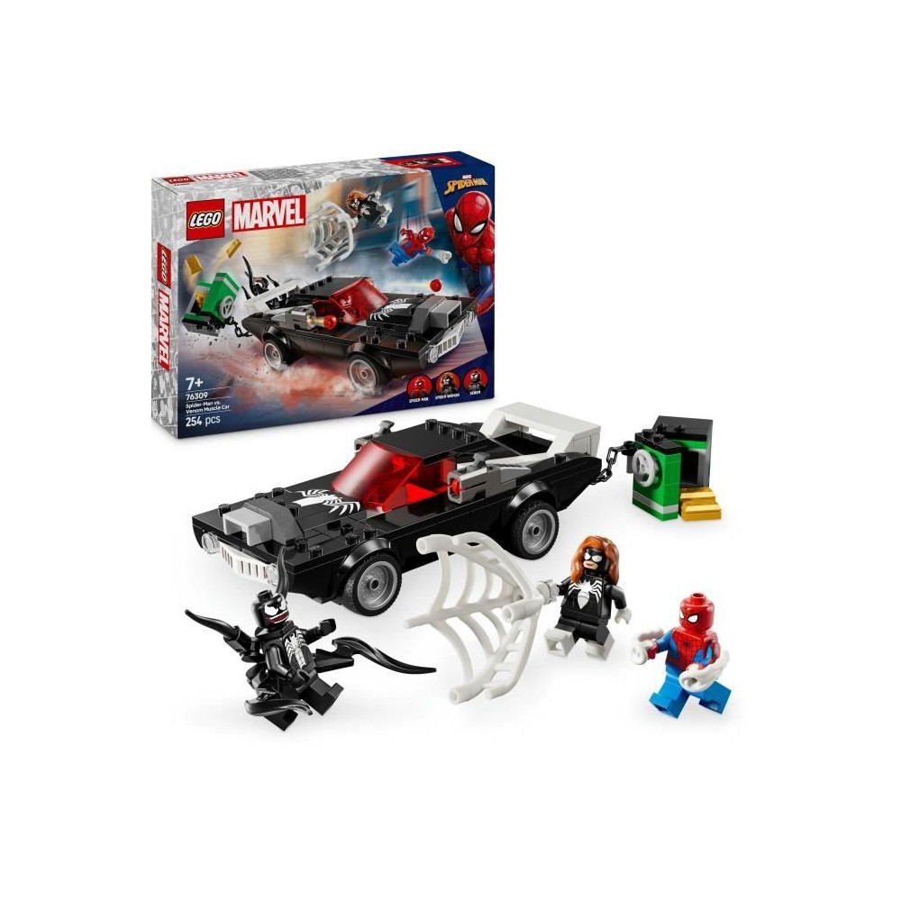 LEGO Marvel 76309 Spider-Man contre le bolide de Venom - Jouet de cons