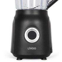 Blender - LIVOO - 1,5 L - 600 W - 22 000 tours/min - 2 vitesses - Noir