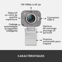 Webcam - Full HD 1080p - Logitech G - StreamCam - Pour streaming Twitc