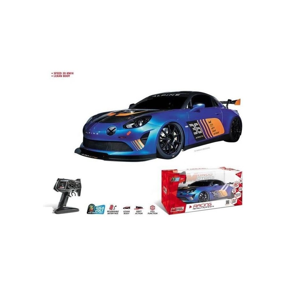 MONDO MOTORS Voiture radiocommandée Alpine A110 GT4 R/C 1:10 eme