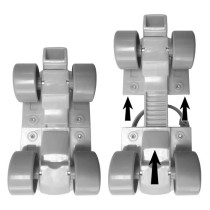 Set Patins a Roulettes et coudieres/genouilleres - ajustable du 23 au