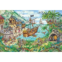 Puzzle Fantastique - SCHMIDT SPIELE - Dans la baie aux pirates - 100 p