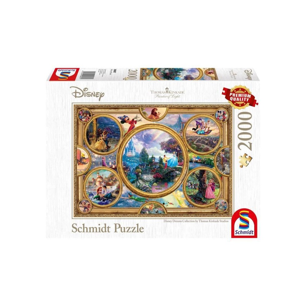 Puzzles - SCHMIDT SPIELE - Disney Dreams Collection - 2000 pieces