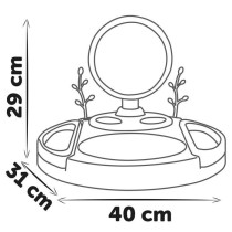 Smoby - My beauty studio - Coiffeuse sur table avec miroir inclinable