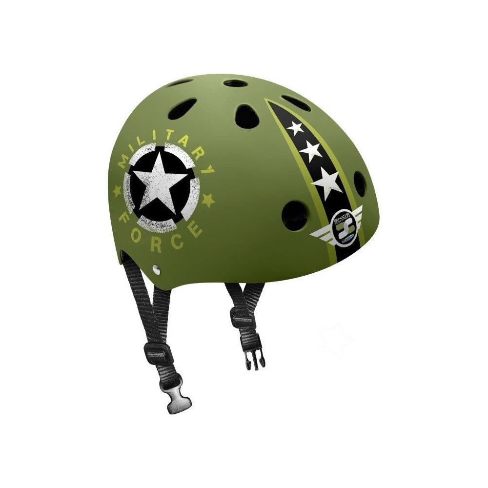 Casque Skate STAMP Skids Control Military Star - Mixte - Taille 53/57