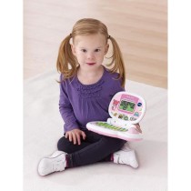 VTECH - Ordi P'tit Genius Ourson Rose - Ordinateur Éducatif Enfant -