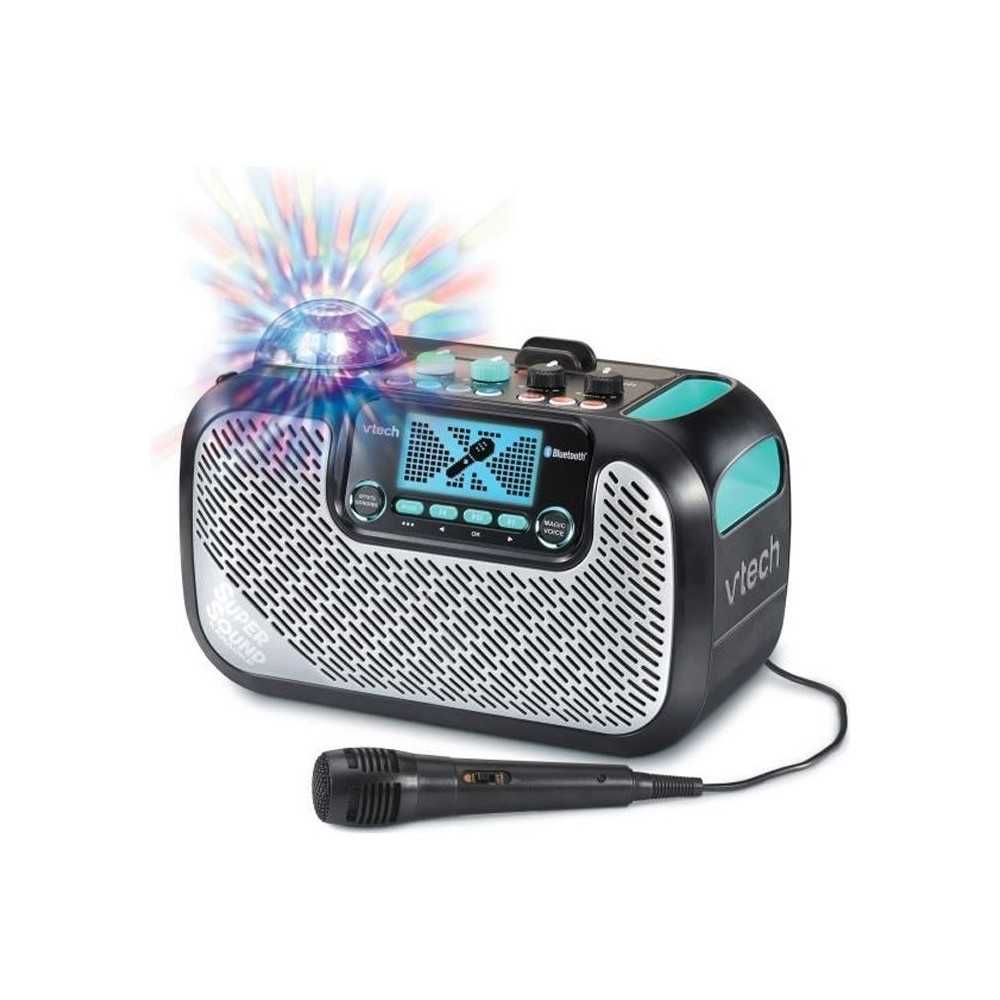 Enceinte Karaoké VTECH - Supersound Karaoke - 40W - Noir et gris - Po