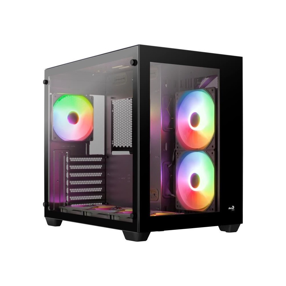 Boîtier PC - AEROCOOL - Dryft G v2 (Noir) - Cube - Format ATX - Sans