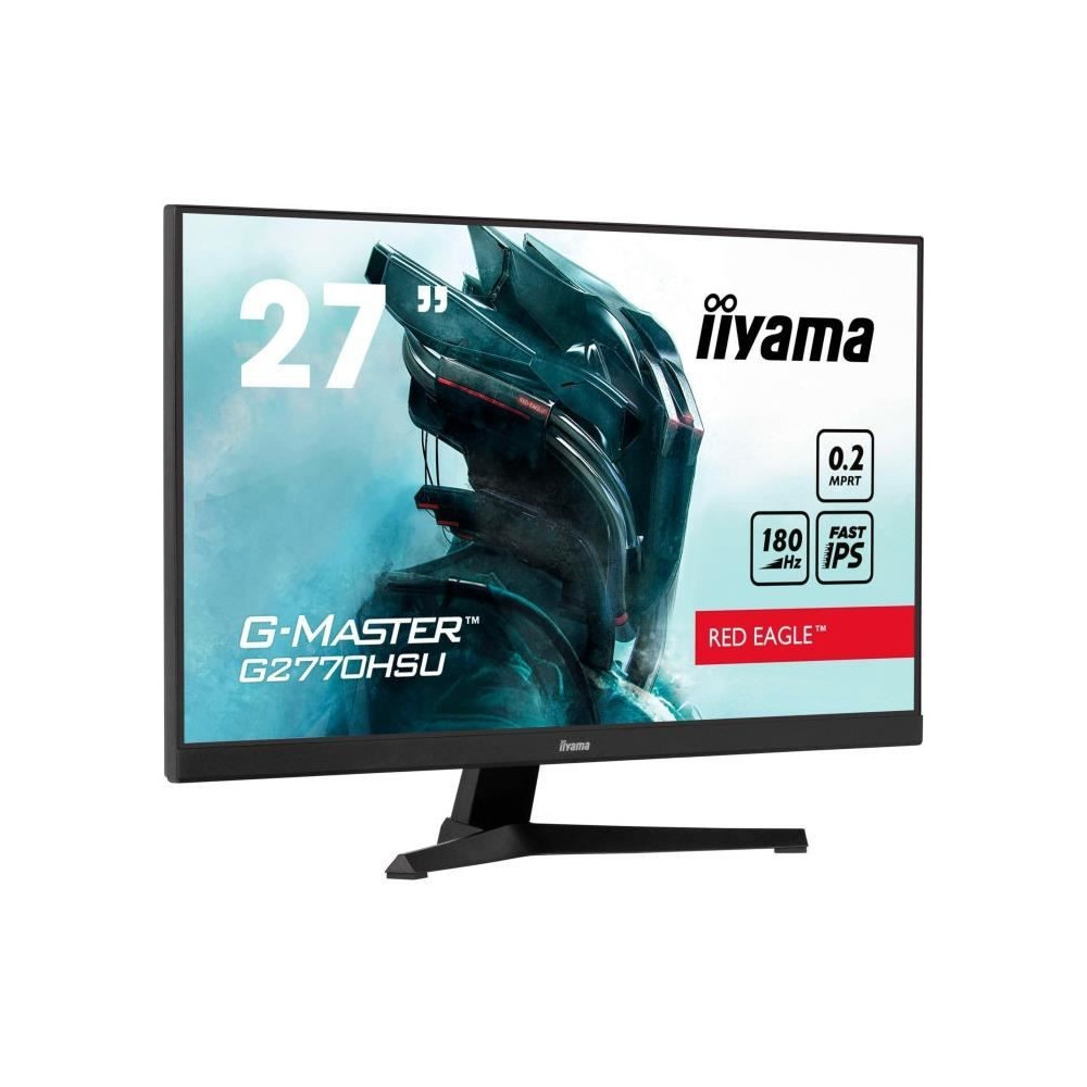 Ecran PC - IIYAMA - G2770HSU-B6 - 27 IPS FHD 1920 x 1080 - 0,2ms - 180