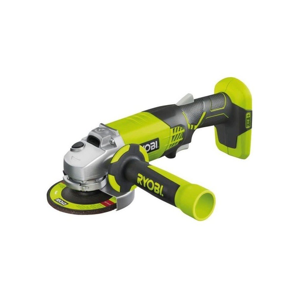 RYOBI - Meuleuse d'angle 18V ONE+ 115 mm - 7 500 tr/min - poignée aux