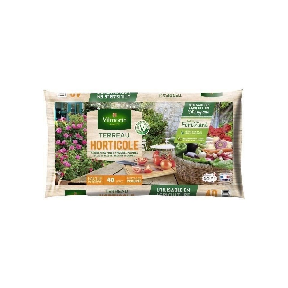 VILMORIN Terreau horticole 40 L