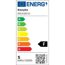 2 Ampoules LED connectées Wi-Fi + BT, LED E14, Couleurs + blanc régl