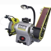 RYOBI - Touret a bande et a disque 250 W + meule a ébavurer, bande po