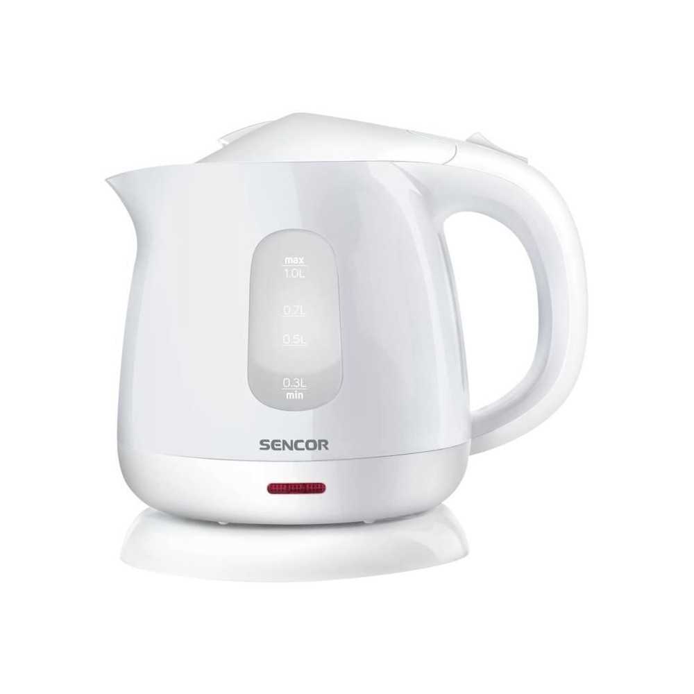 Bouilloire - SENCOR - SWK 1010WH - 1100 W - 1 L - Blanc