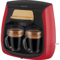 Machine a café - SENCOR - SCE 2101RD - 0,3 L - 500 W - 2 tasses inclu