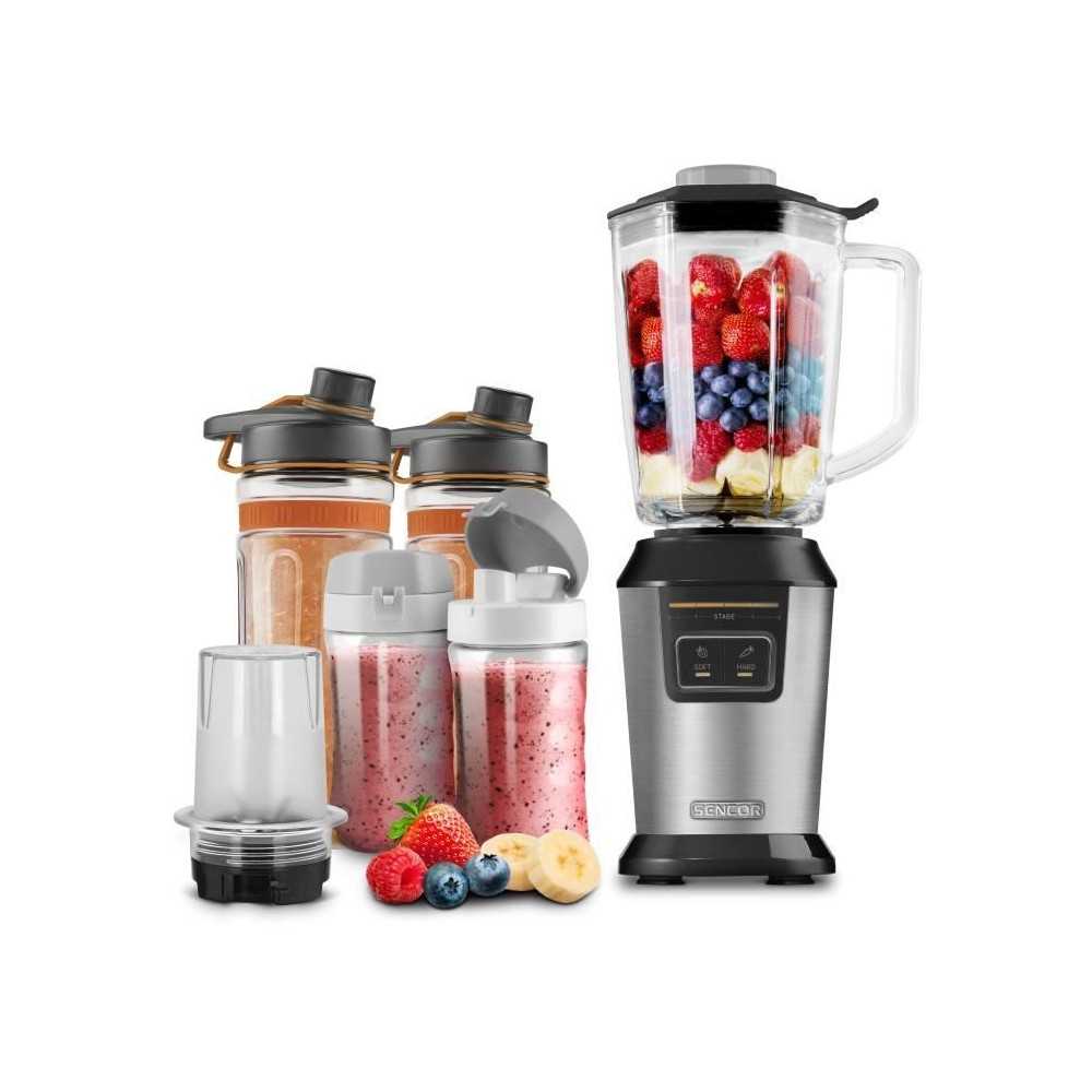 Blender smoothie - SENCOR - SBL 7570SS - 800 W - Argent