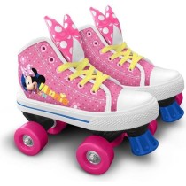 Patins a roulettes Quad - DISNEY MINNIE - Taille 28 - Fille - Roues PV