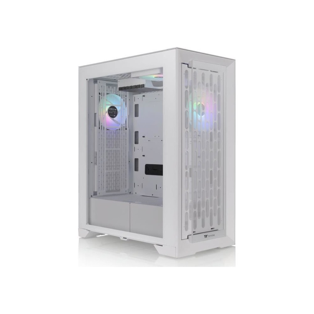 Boîtier PC - THERMALTAKE - CTE T500 TG ARGB Snow (Blanc) - Grande tou