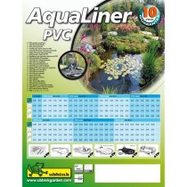 Ubbink Bâche d'étang AquaLiner 4 x 5 m PVC 0,5 mm 1331950 403734