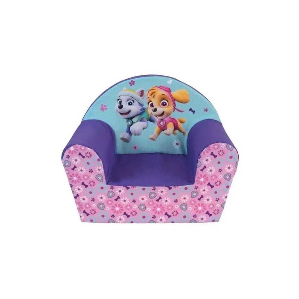 PAT PATROUILLE Fille fauteuil club en mousse pour enfant