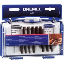 Coffret 69 accessoires DREMEL 688 - Assortiment de 68 disques a tronç