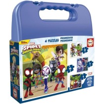 4 puzzles progressifs - EDUCA - Malette Puzzles Progressifs Spidey & H