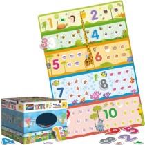 Jeu tactile - LISCIANI - Montessori - Boîte a nombres - Puzzle éduca