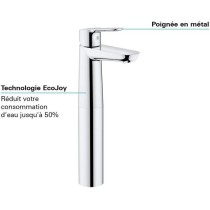 Mitigeur monocommande Lavabo GROHE Start Edge Chromé XL - Hauteur sou