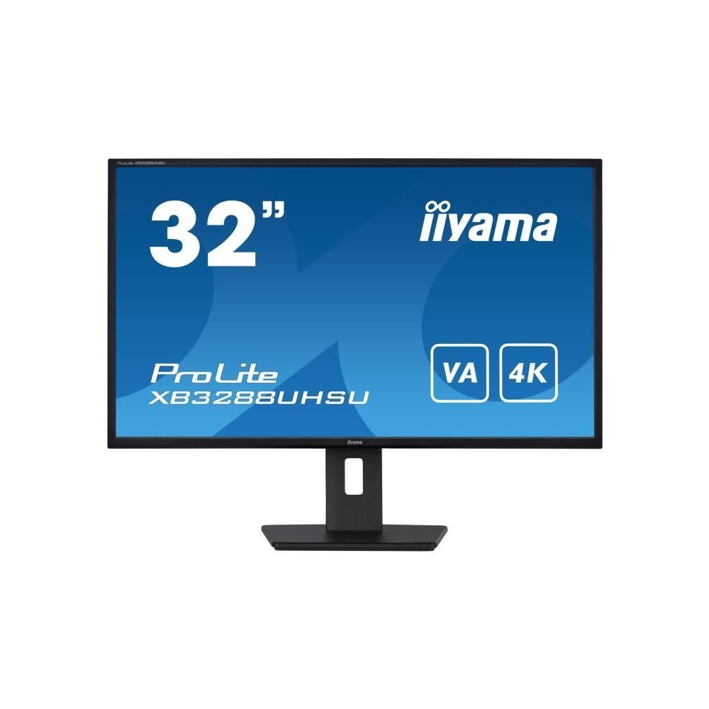 Ecran PC - IIYAMA - XB3288UHSU-B5 - 32 VA LED 4K 3840 x 2160 - 3ms - 6