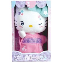 Hello Kitty Kimono Kawai Peluche +- 22 cm - JEMINI - Version kawai ave