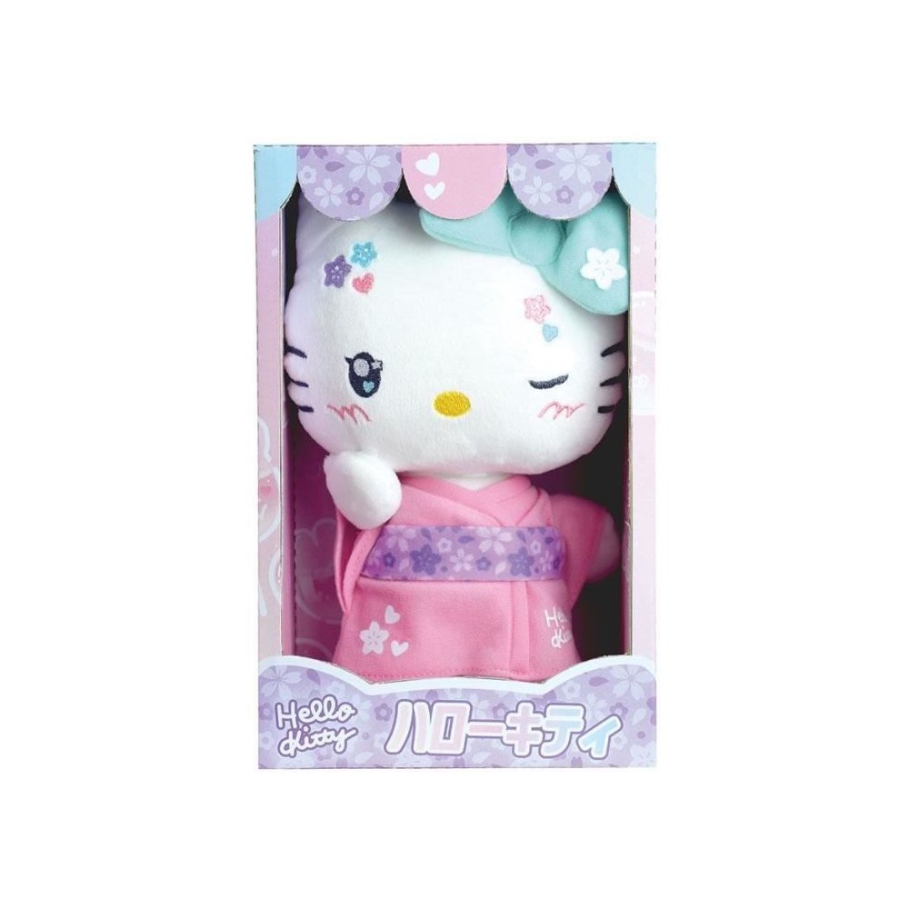 Hello Kitty Kimono Kawai Peluche +- 22 cm - JEMINI - Version kawai ave