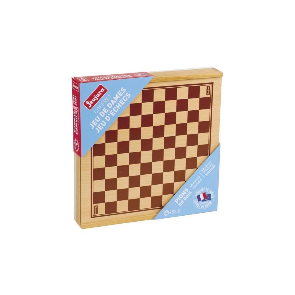 Coffret Jeux de Dames et Echecs