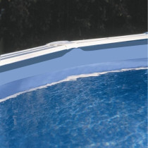 GRE - Kit Piscine hors sol acier ronde blanche - Ø480 x 122 cm (Livr