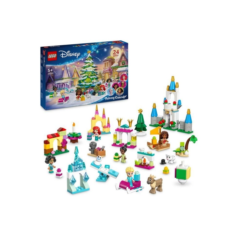 LEGO Disney Princess 43253 Calendrier de l'Avent 2024 - Cadeau Noël p