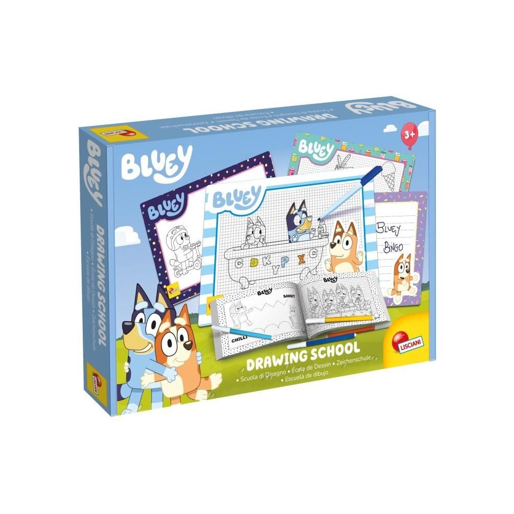 Ecole de dessin - Bluey drawing school - Kit complet pour apprendre a